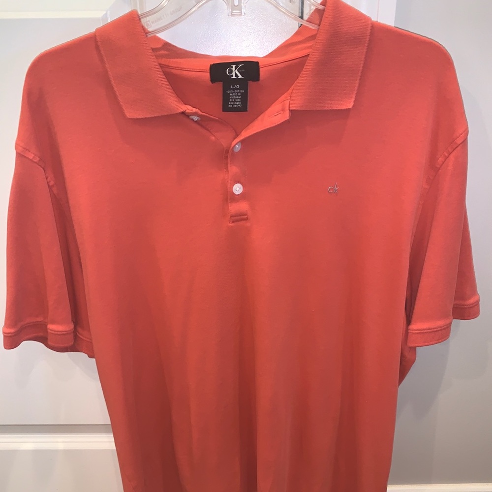 Orange Calvin Klein Shirt